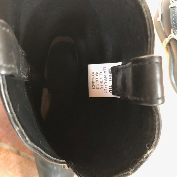 Masterson Men's Cowboy Boots RB919 Size 11D Black Western Leather - Picture 3 of 7